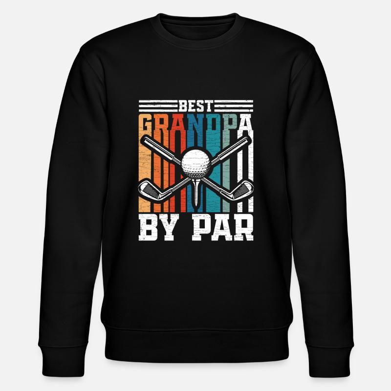 Golfer Opa Golf - Stanley/Stella Unisex Bio-Sweatshirt CHANGER - Schwarz