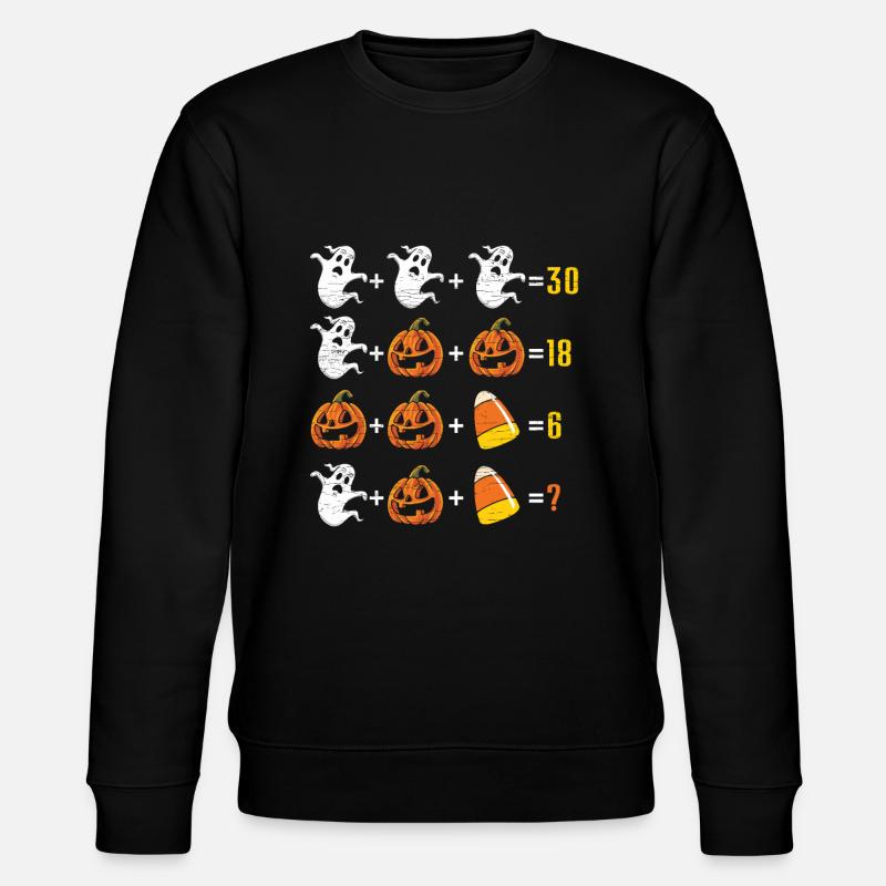 Mathelehrer Halloween - Stanley/Stella Unisex Bio-Sweatshirt CHANGER - Schwarz