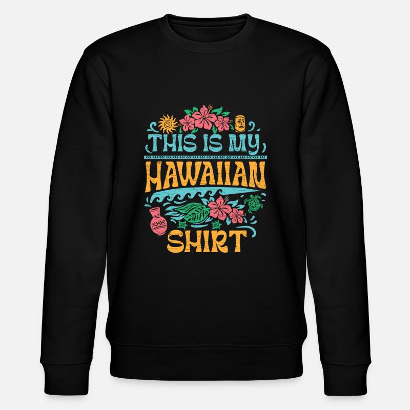 Hawaii Hawaiian - Stanley/Stella Unisex Bio-Sweatshirt CHANGER  - Schwarz