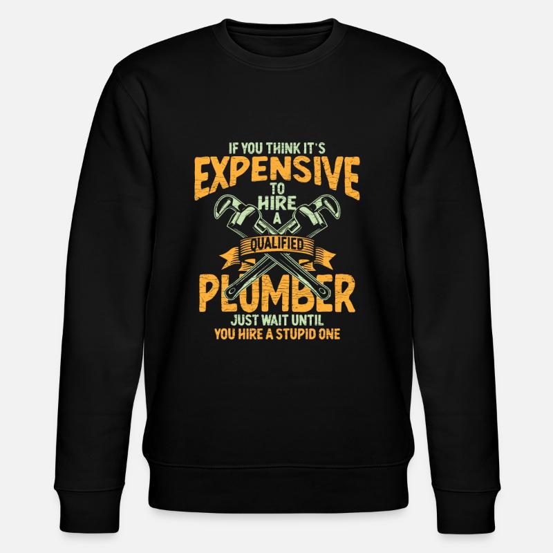 Plumber Klempner - Stanley/Stella Unisex Bio-Sweatshirt CHANGER  - Schwarz