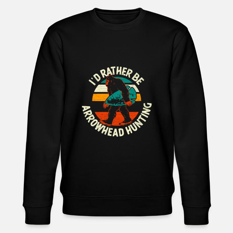 Arrowhead Hunter Pfeilspitzenjagd - Stanley/Stella Unisex Bio-Sweatshirt CHANGER - Schwarz