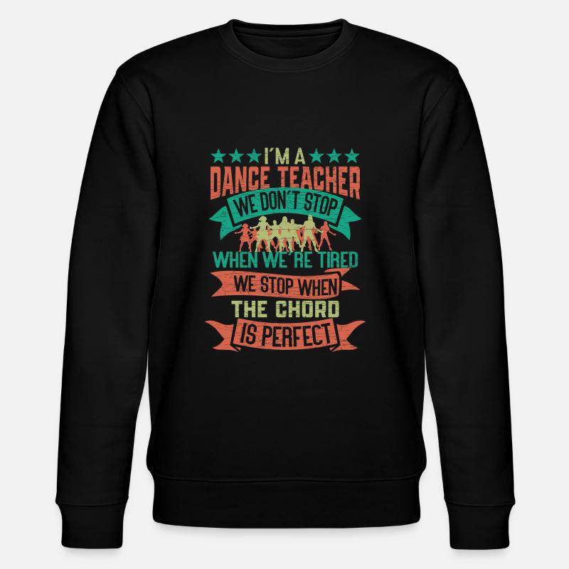 Tanzlehrer Tänzer Tanzen - Stanley/Stella Unisex Bio-Sweatshirt CHANGER  - Schwarz