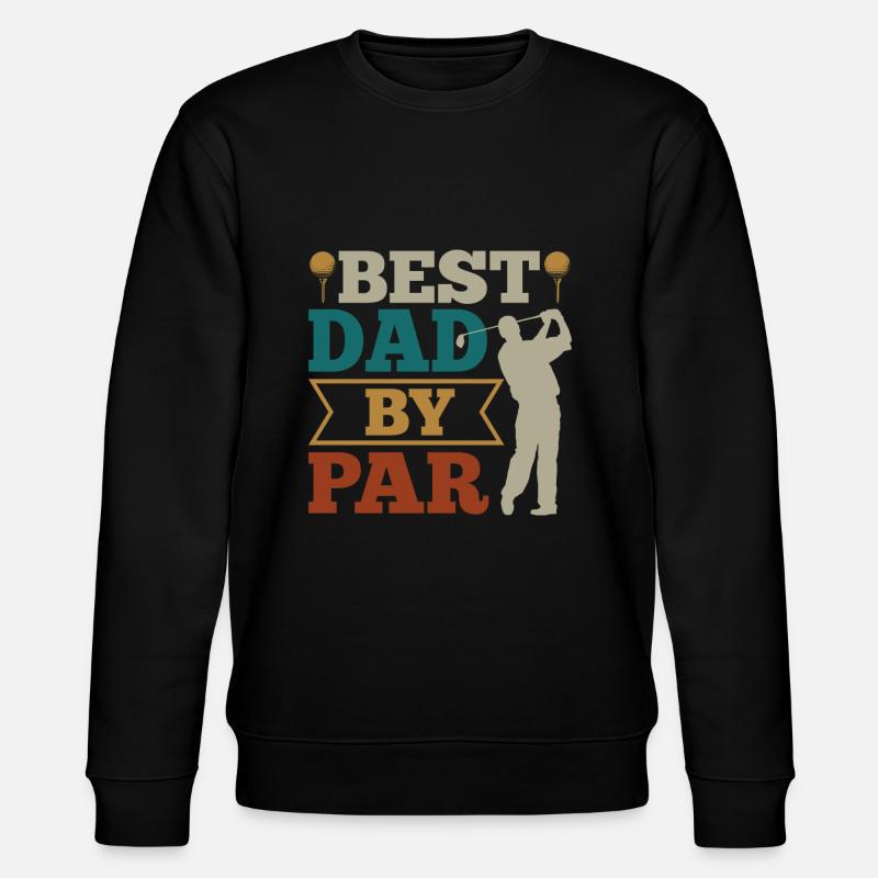 Papa Golfer Golf - Stanley/Stella Unisex Bio-Sweatshirt CHANGER  - Schwarz