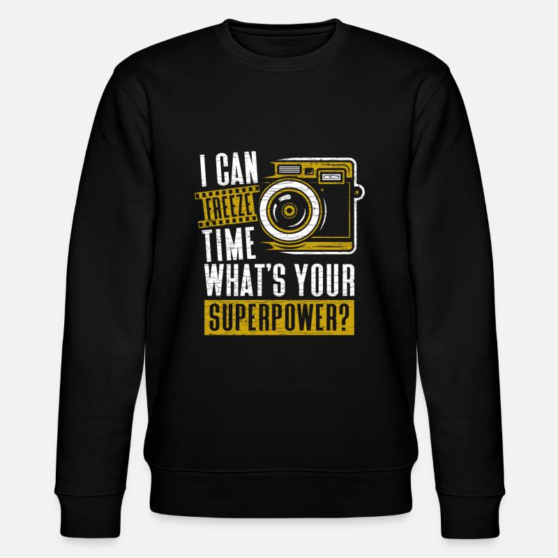 Fotografie Kamera Fotograf - Stanley/Stella Unisex Bio-Sweatshirt CHANGER  - Schwarz