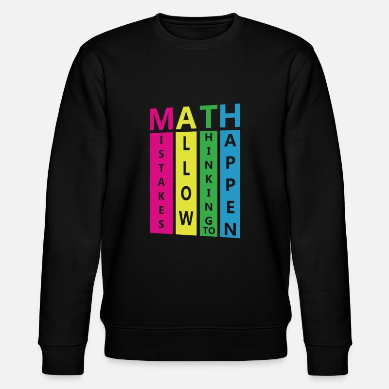 maths - Stanley/Stella CHANGER Unisex Organic Sweatshirt - black