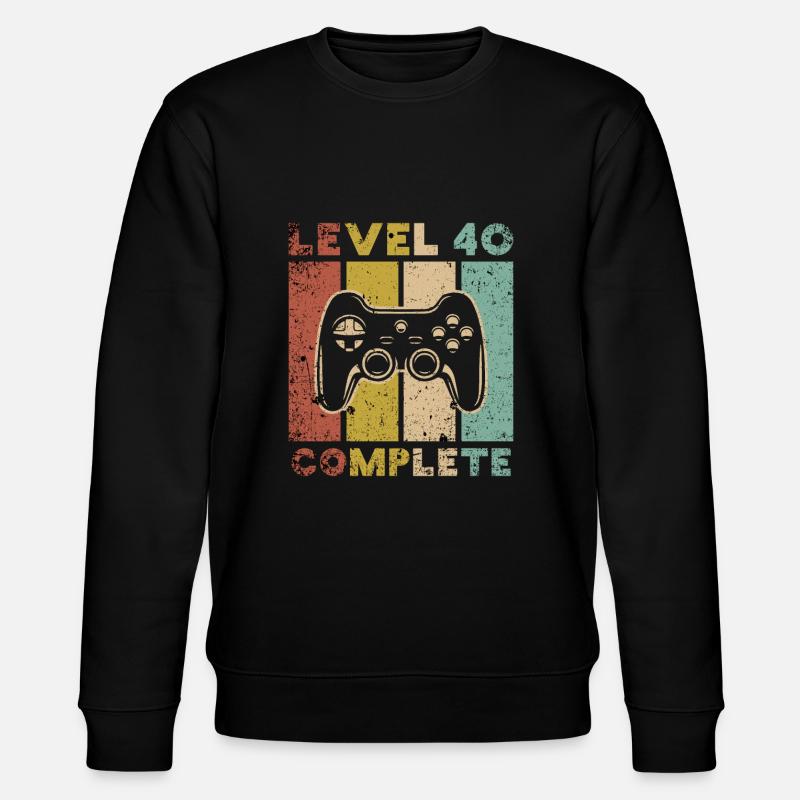 40ème anniversaire de jeu - Sweat bio CHANGER Stanley/Stella Unisexe - noir