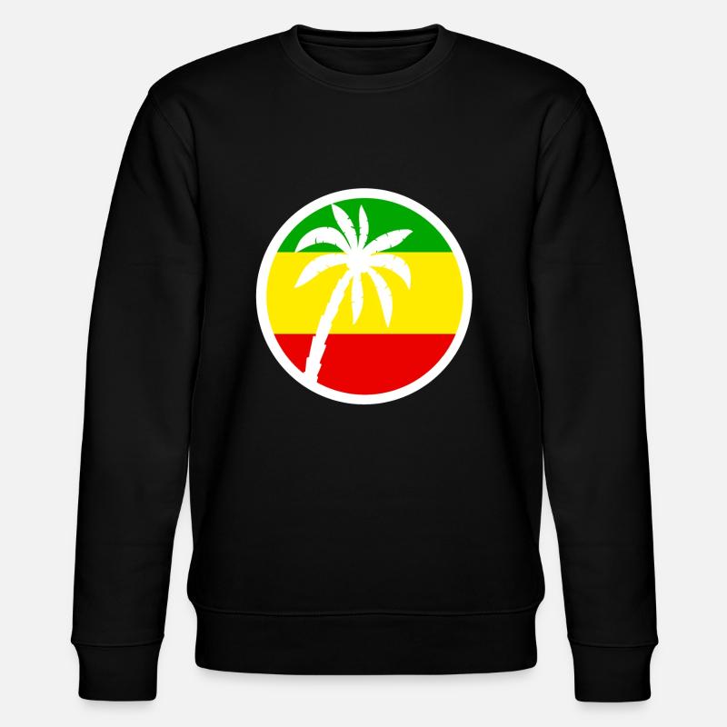 Reggae - Stanley/Stella Unisex Bio-Sweatshirt CHANGER  - Schwarz