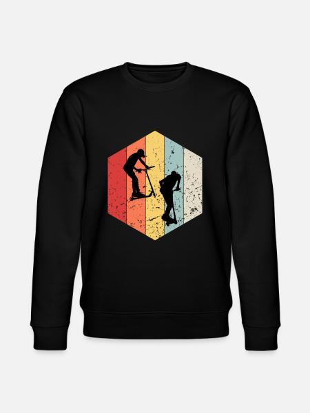 freestyle scooter - Stanley/Stella CHANGER Unisex Organic Sweatshirt - black