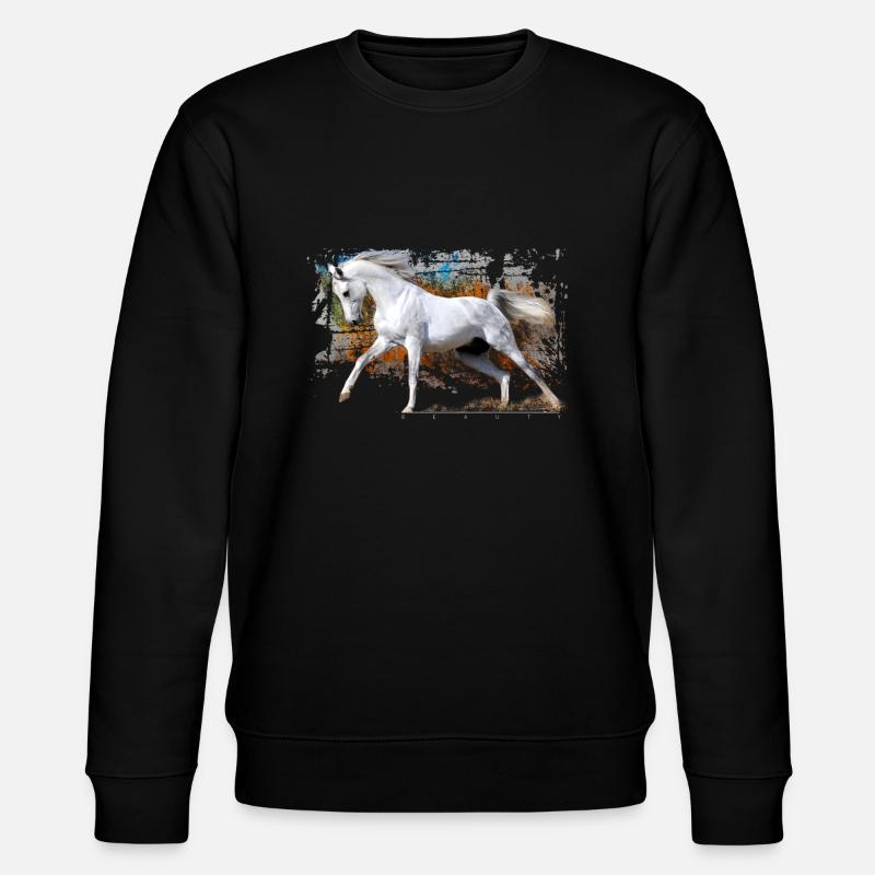 Cheval beauty - Cadeau - Sweat bio CHANGER Stanley/Stella Unisexe - noir