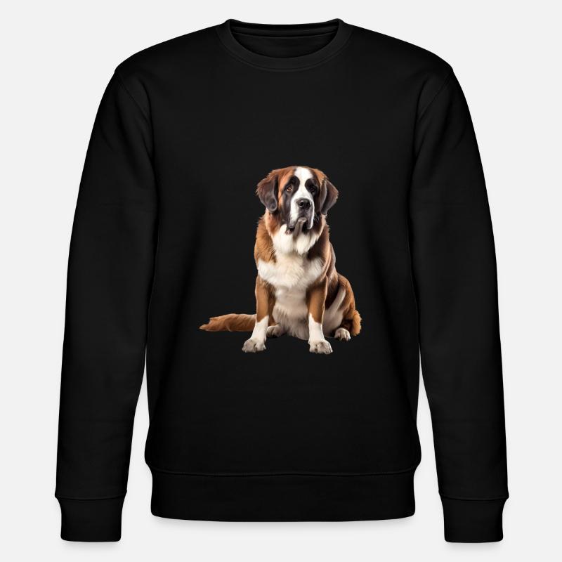 Saint Bernard - Stanley/Stella Unisex Bio-Sweatshirt CHANGER  - Schwarz