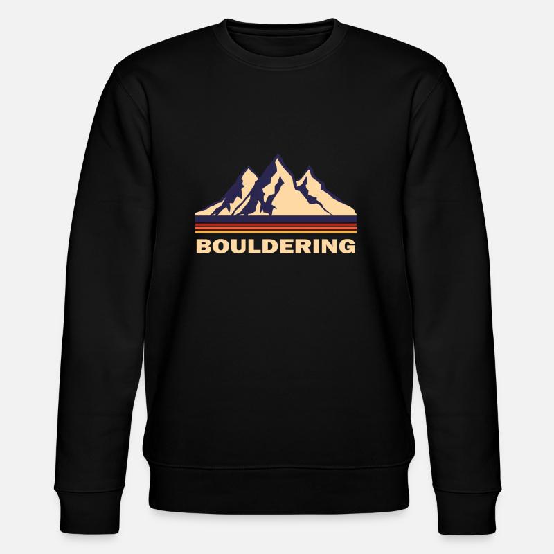 bouldering - Stanley/Stella CHANGER Unisex Organic Sweatshirt - black