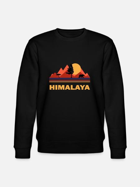 Himalayas - Stanley/Stella CHANGER Unisex Organic Sweatshirt - black