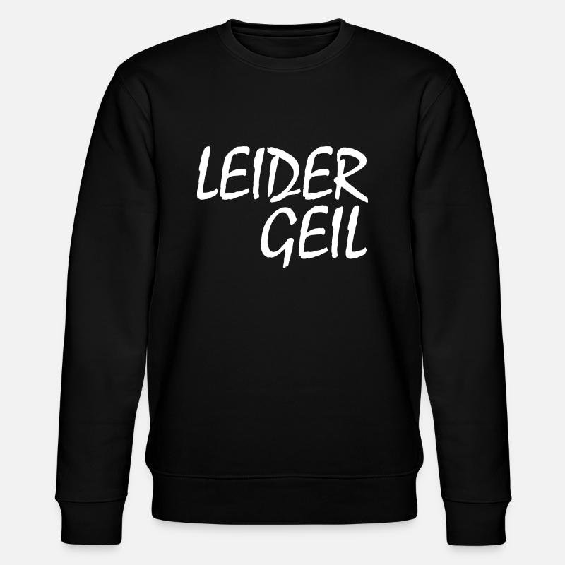 LEIDER GEIL - Stanley/Stella Unisex Bio-Sweatshirt CHANGER - Schwarz