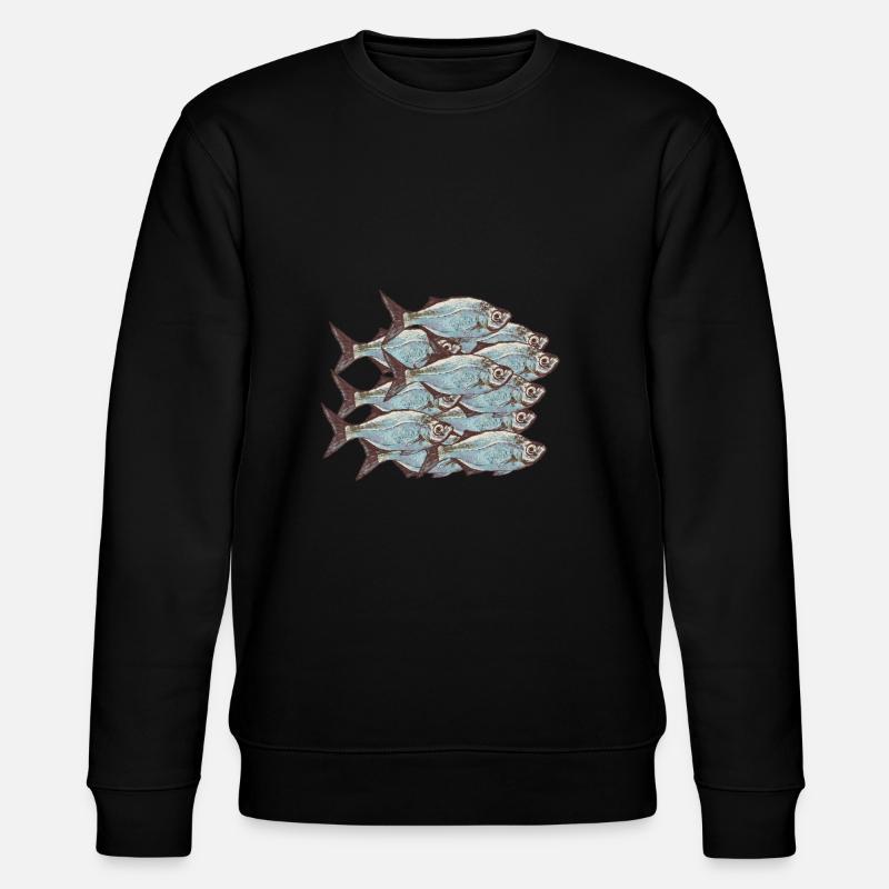 Pêche - Sweat bio CHANGER Stanley/Stella Unisexe - noir