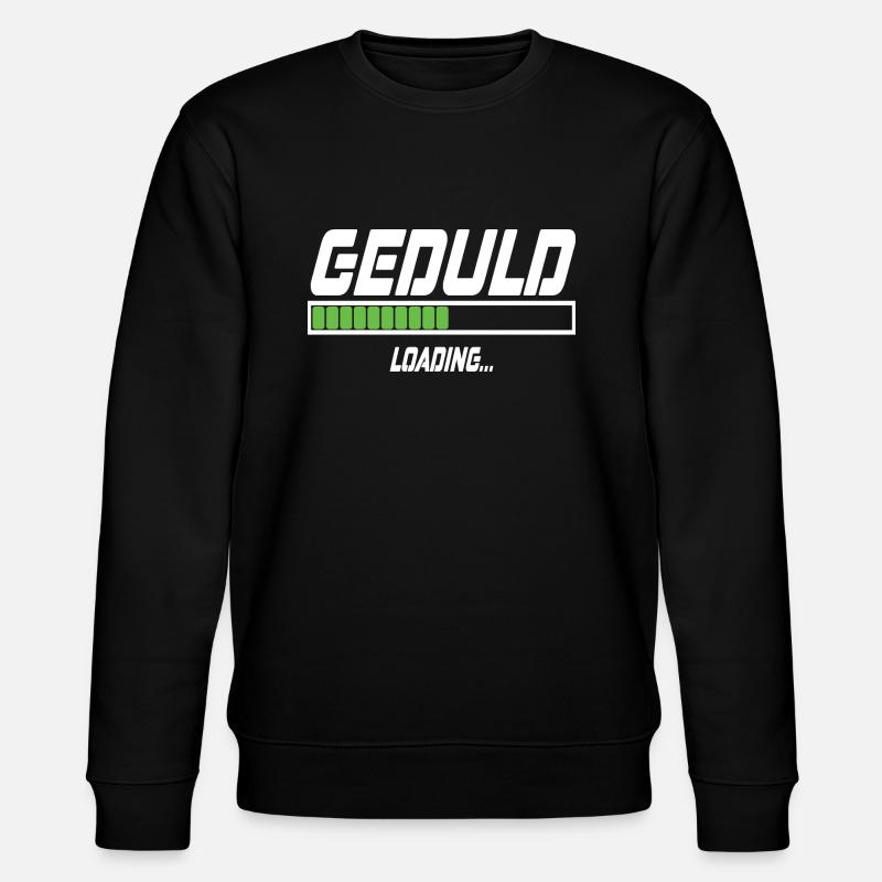 Geduld Loading... - Stanley/Stella Unisex Bio-Sweatshirt CHANGER  - Schwarz