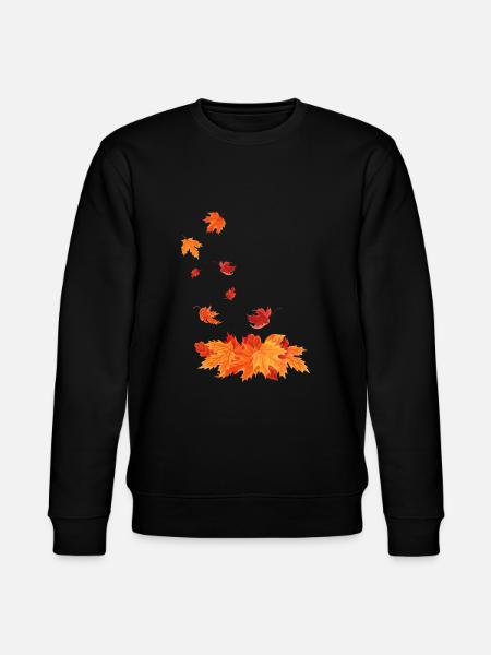 Autumn leaves that fall - Stanley/Stella CHANGER Unisex Organic Sweatshirt - black