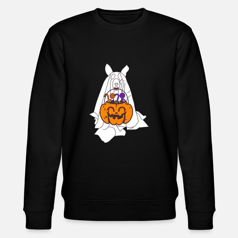 Husky Ghost Pumpkin Lantern Halloween - Sweat bio CHANGER Stanley/Stella Unisexe - noir