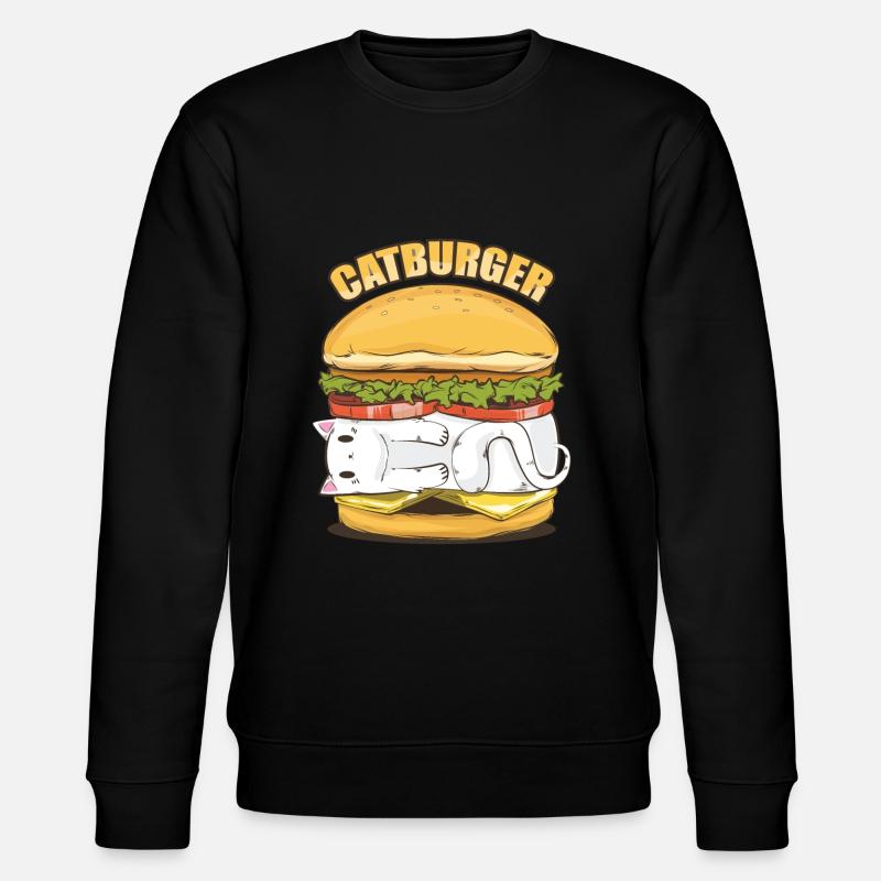 Chats Burger Catburger - Sweat bio CHANGER Stanley/Stella Unisexe - noir