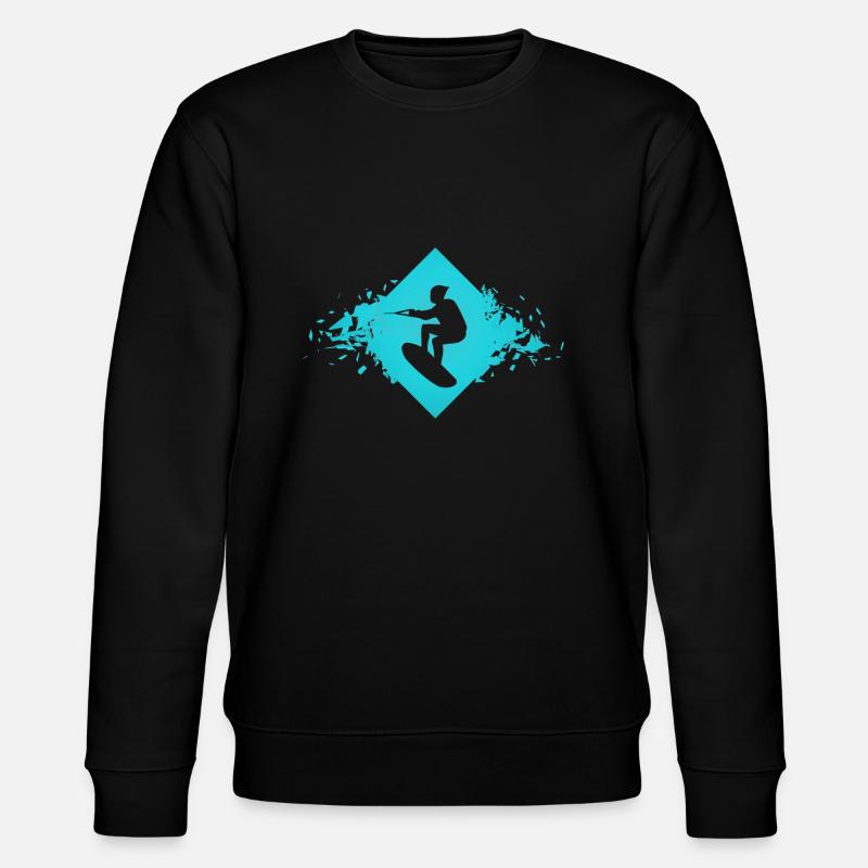 Wakeboard - Sweat bio CHANGER Stanley/Stella Unisexe - noir
