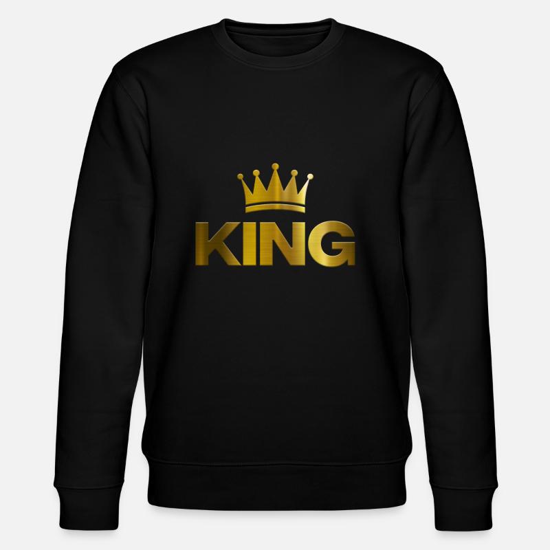 King - Stanley/Stella CHANGER Unisex Organic Sweatshirt - black
