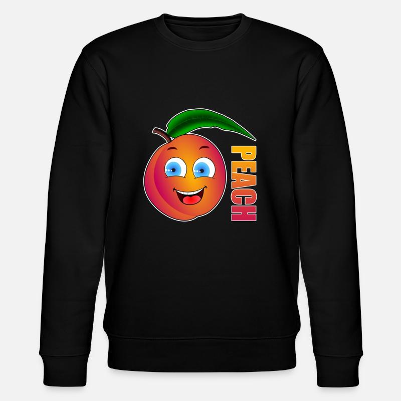 Peach Pfirsich - Stanley/Stella Unisex Bio-Sweatshirt CHANGER  - Schwarz