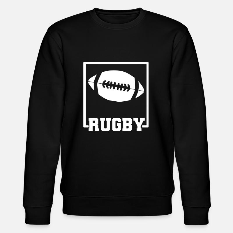Rugby - Stanley/Stella Unisex Bio-Sweatshirt CHANGER  - Schwarz