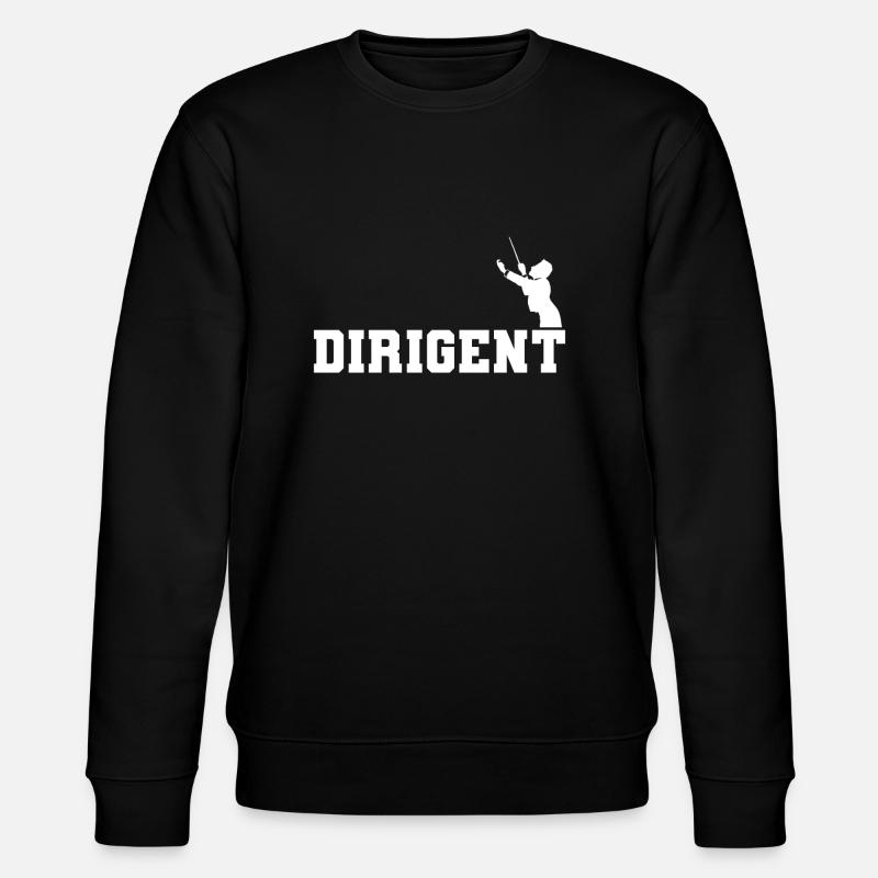 Dirigent - Stanley/Stella Unisex Bio-Sweatshirt CHANGER  - Schwarz
