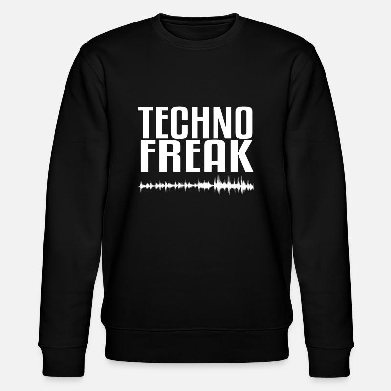 Techno Freak Geschenk - Stanley/Stella Unisex Bio-Sweatshirt CHANGER  - Schwarz