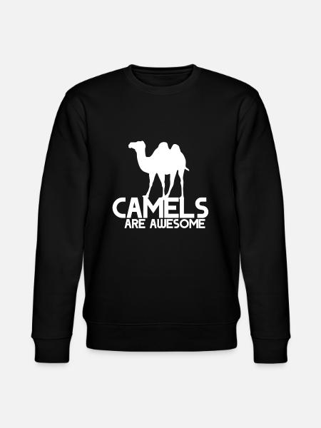 Camels are awesome - Stanley/Stella CHANGER Unisex Organic Sweatshirt - black