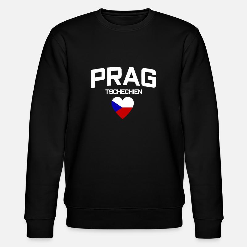 Prag Tschechien - Stanley/Stella Unisex Bio-Sweatshirt CHANGER  - Schwarz