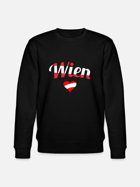 Wien - Stanley/Stella Unisex Bio-Sweatshirt CHANGER  - Schwarz