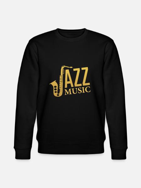 Jazz music - Stanley/Stella CHANGER Unisex Organic Sweatshirt - black