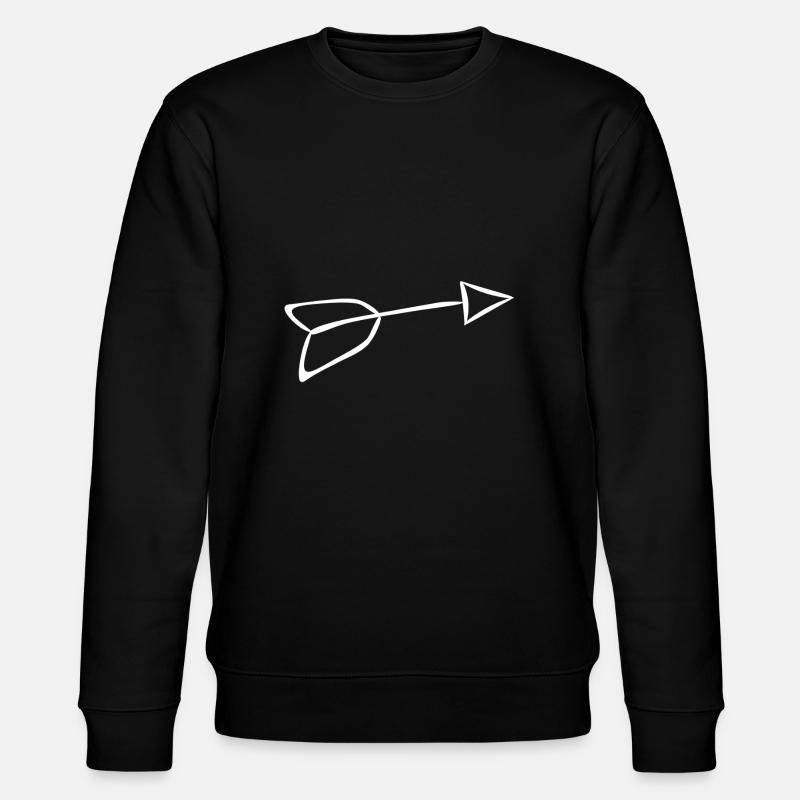 flèche - Sweat bio CHANGER Stanley/Stella Unisexe - noir