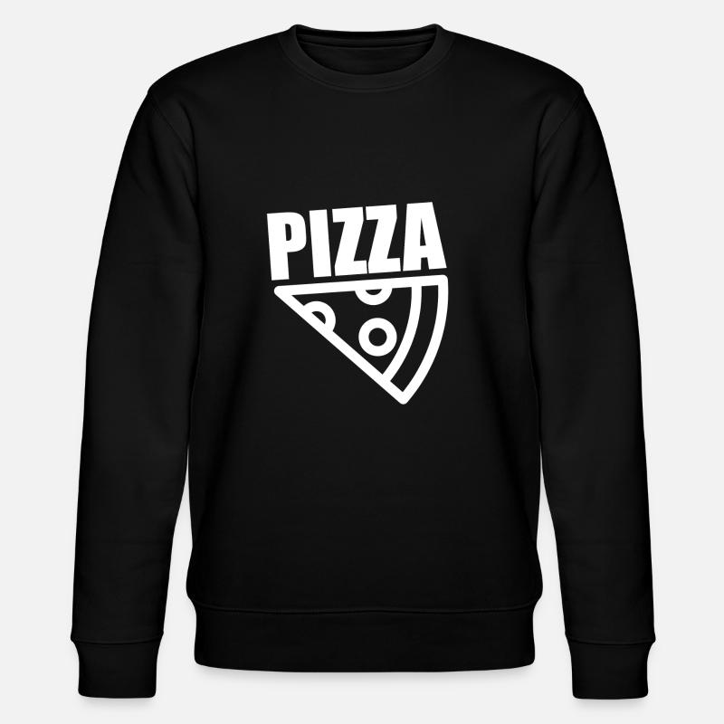 pizza - Sweat bio CHANGER Stanley/Stella Unisexe - noir