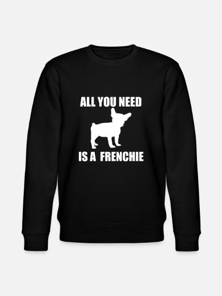 French Bulldog - Sweat bio CHANGER Stanley/Stella Unisexe - noir
