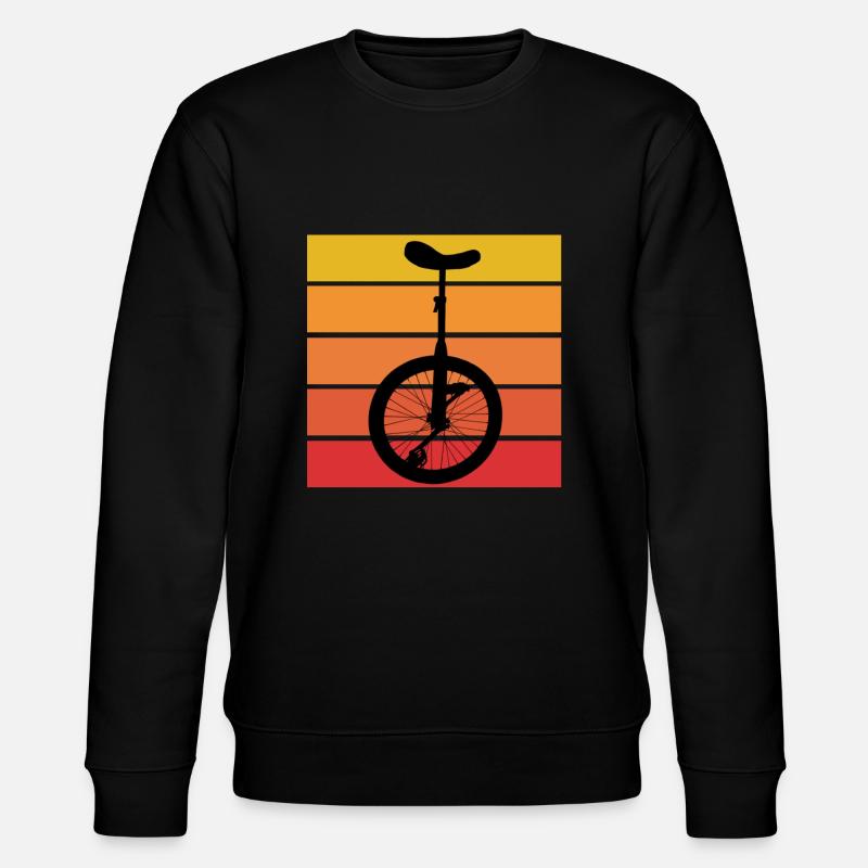 Einrad - Stanley/Stella Unisex Bio-Sweatshirt CHANGER  - Schwarz