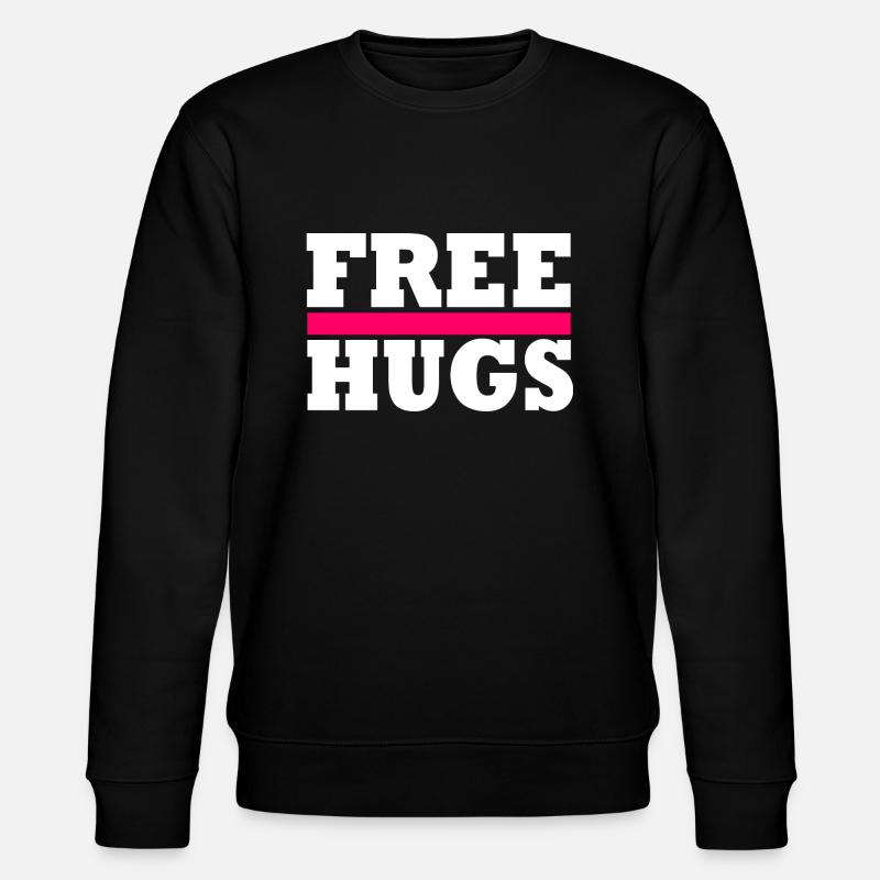 Free Hugs - Sweat bio CHANGER Stanley/Stella Unisexe - noir
