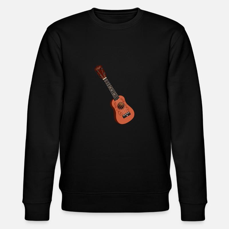 Ukulele Guitar - Stanley/Stella Unisex Bio-Sweatshirt CHANGER  - Schwarz