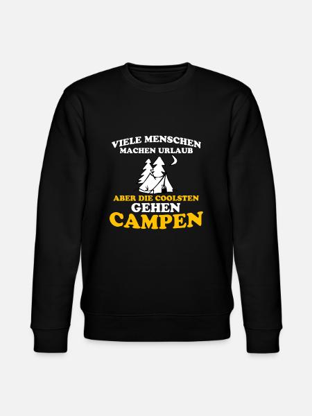 Camping - Stanley/Stella Unisex Bio-Sweatshirt CHANGER  - Schwarz