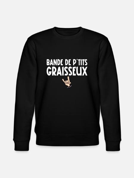 bande de p'tits graisseux - Sweat bio CHANGER Stanley/Stella Unisexe - noir