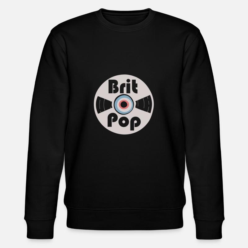britpop - Stanley/Stella CHANGER Unisex Organic Sweatshirt - black