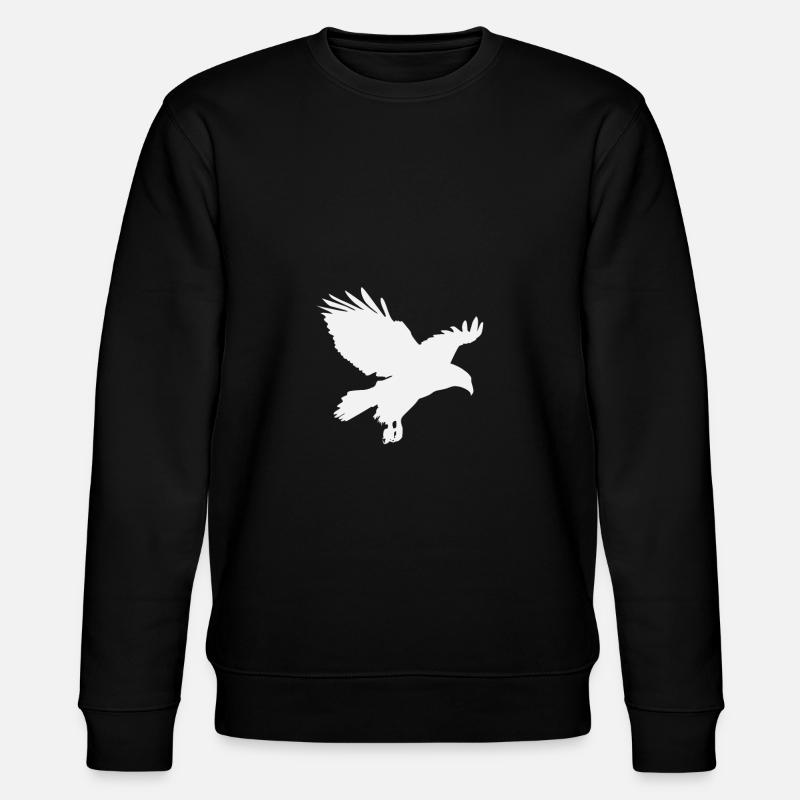 Adler Eagle - Stanley/Stella Unisex Bio-Sweatshirt CHANGER  - Schwarz