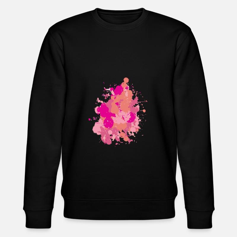 Farbklecks - Stanley/Stella CHANGER Unisex Organic Sweatshirt - black