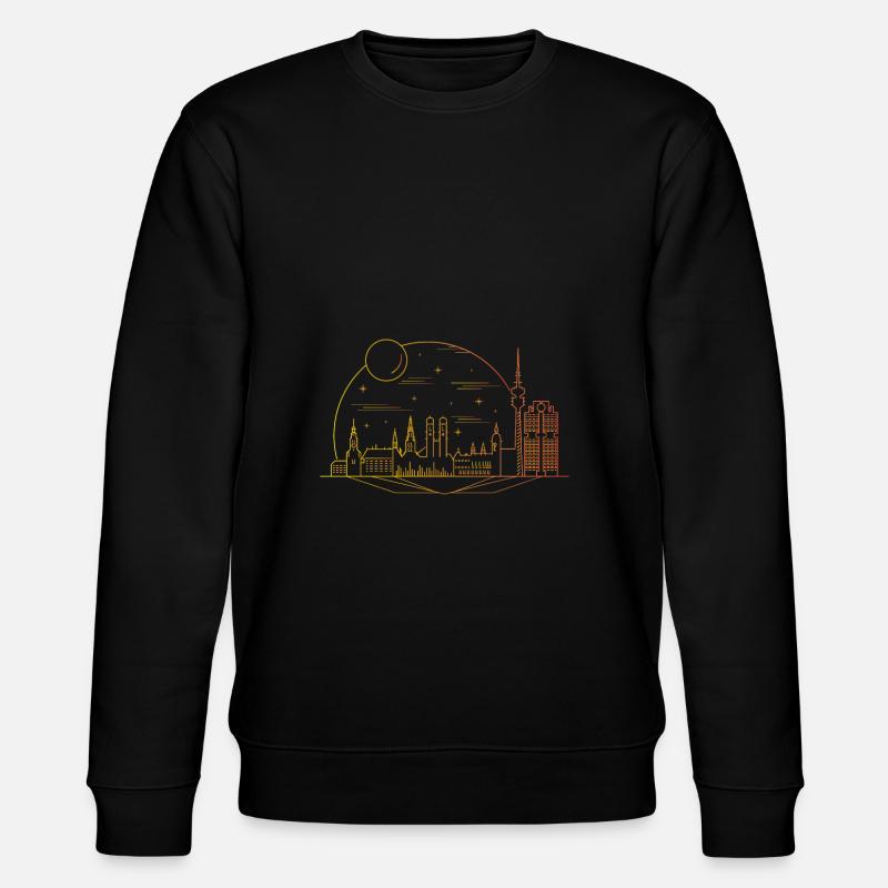 München - Stanley/Stella Unisex Bio-Sweatshirt CHANGER - Schwarz