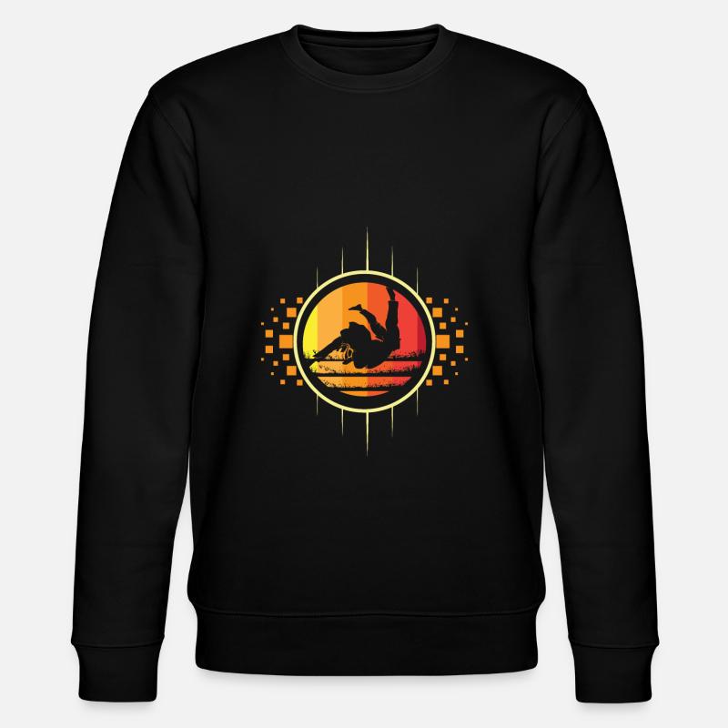 Judo Retro - Stanley/Stella Unisex Bio-Sweatshirt CHANGER  - Schwarz
