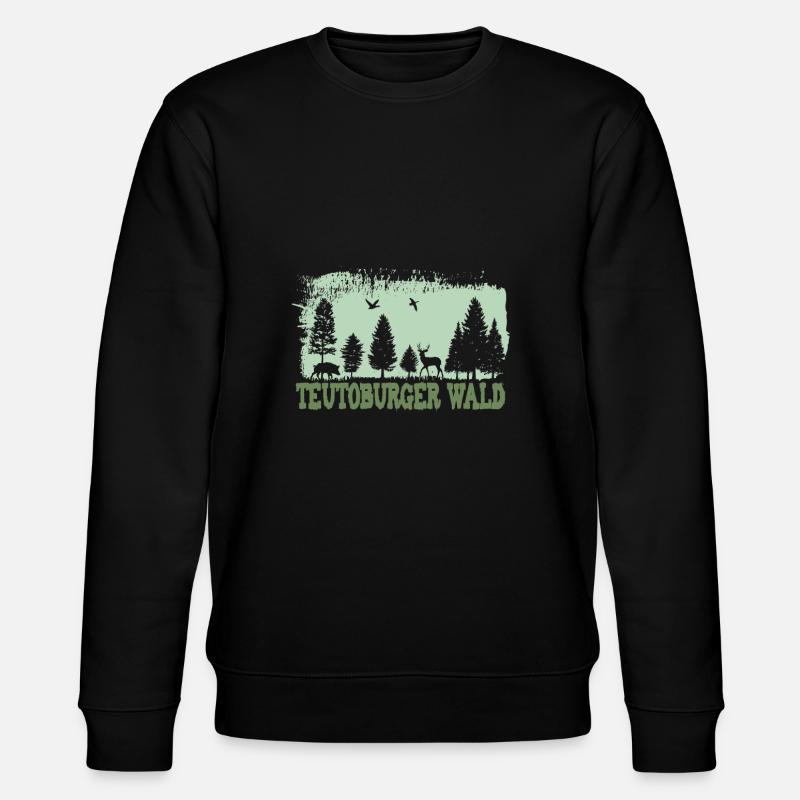 Teutoburger Wald - Stanley/Stella Unisex Bio-Sweatshirt CHANGER  - Schwarz
