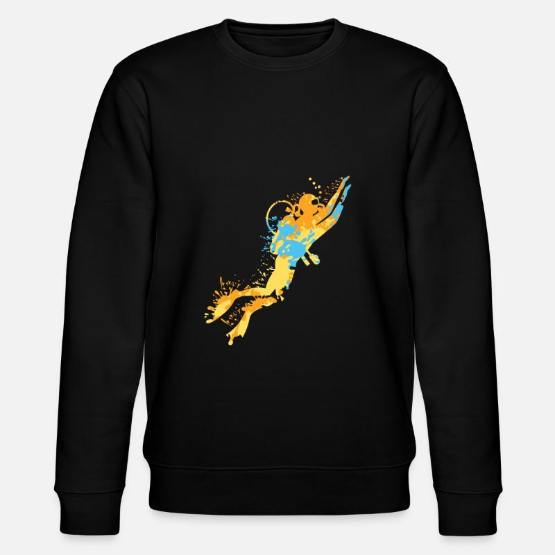 Plongeur Dive Splash - Sweat bio CHANGER Stanley/Stella Unisexe - noir