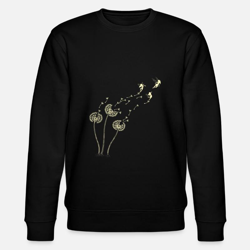 Löwenzahn Elfe - Stanley/Stella Unisex Bio-Sweatshirt CHANGER  - Schwarz