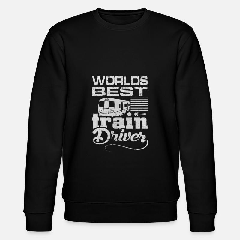 Train Driver - Stanley/Stella Unisex Bio-Sweatshirt CHANGER  - Schwarz