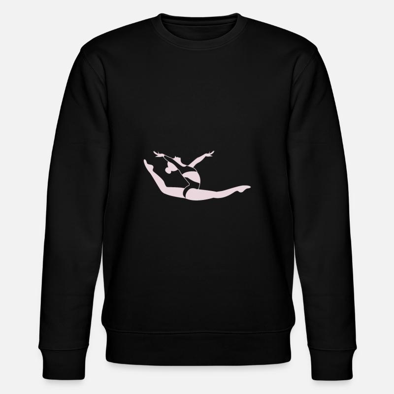 Turnen Mädchen - Stanley/Stella Unisex Bio-Sweatshirt CHANGER  - Schwarz